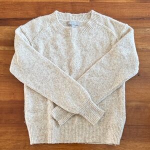 J. Crew Beige Crewneck Sweater